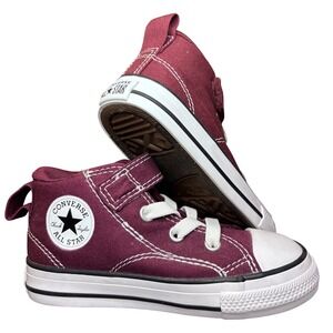 Converse Chuck Taylor All Star Toddler Burgundy Sneakers Size 8